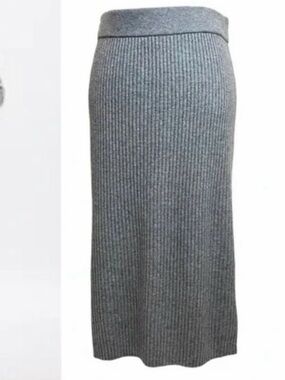GAP Grey Sweater Midi Skirt XL